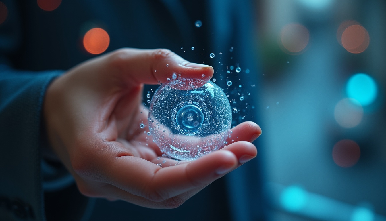 Ilustrație schematică a unui cablu de fibră optică cu fluxuri de lumină